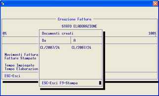 Creazione fattura periodica